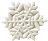 Snowflake Pin, Porcelain Angels and Ornaments - Margaret Furlong Designs 2006